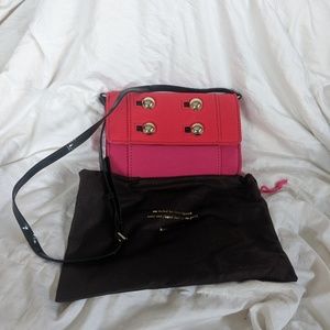 Kate Spade red, pink, and gold purse